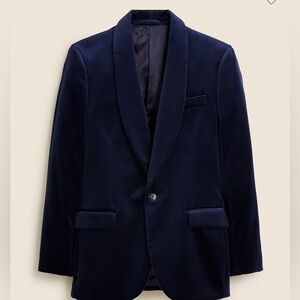 Shawl-collar dinner jacket in velvet